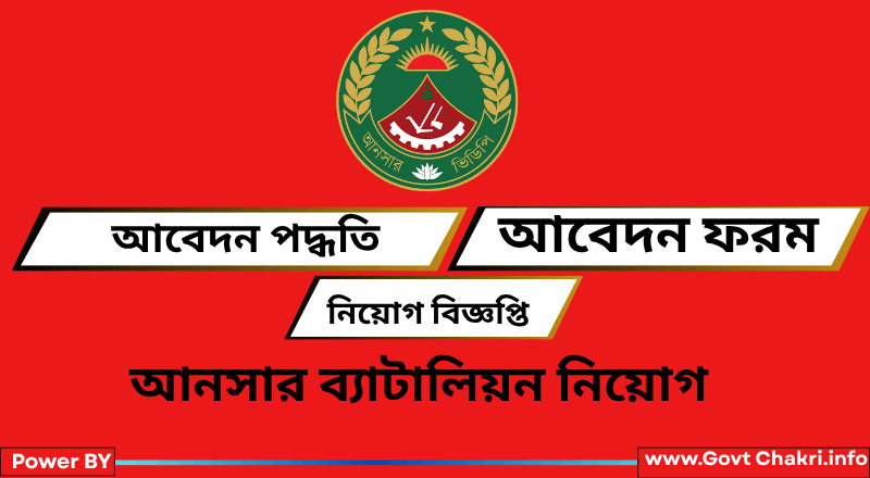 আনসার ব্যাটালিয়ন নিয়োগ